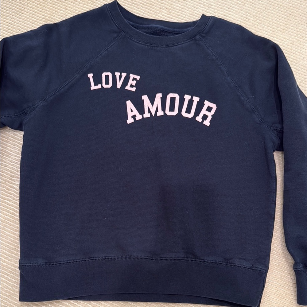 Zadig & Voltaire Navy Crewneck Sweatshirt